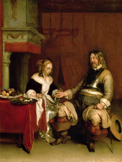 The Gentleman Soldier by Gerard ter Borch